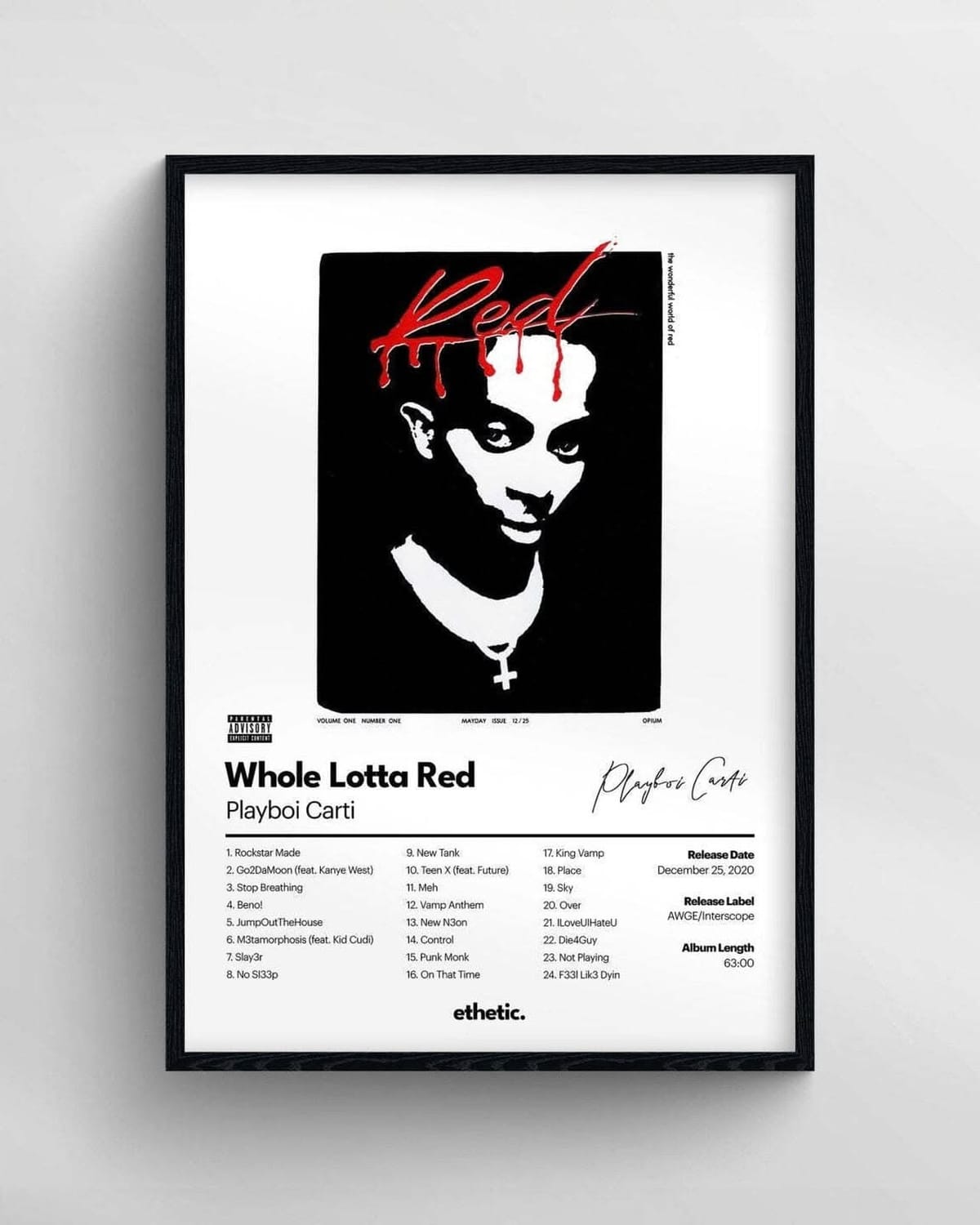 Whole Lotta Red - 18x24 / Unframed