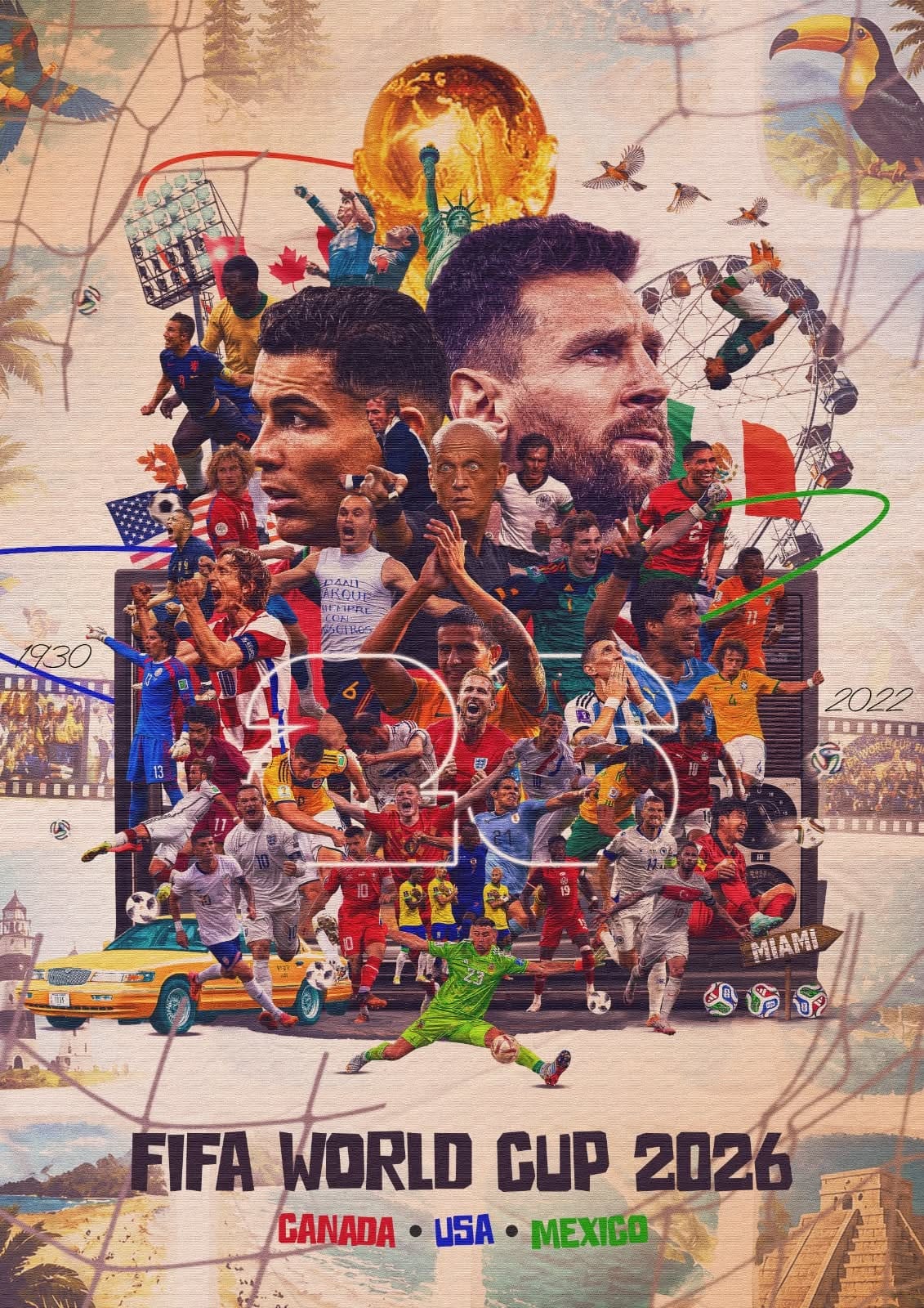 The countdown is on! ⏳    The biggest-ever FIFAWorldCup kicks off in just one month!