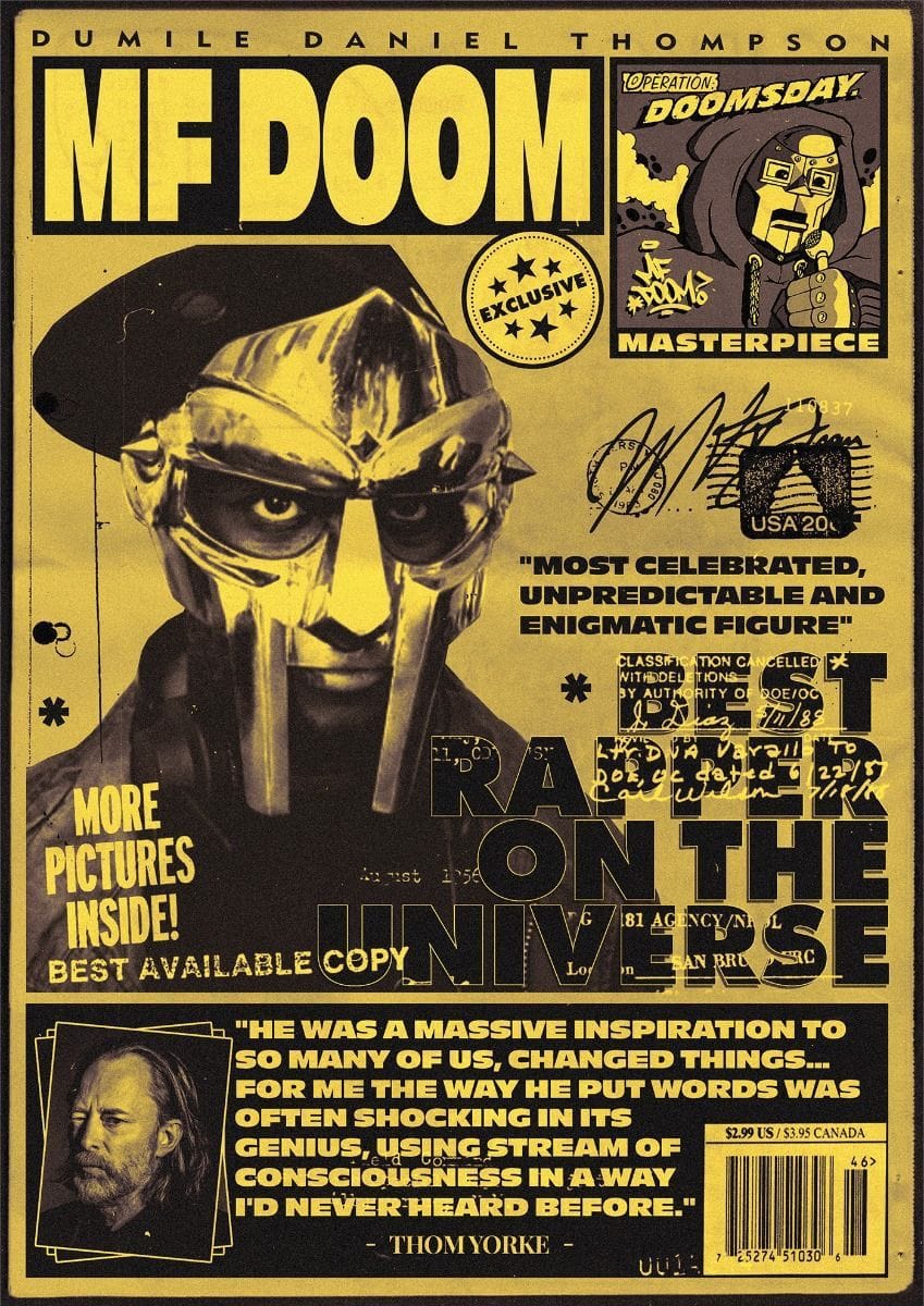 MF DOOM poster