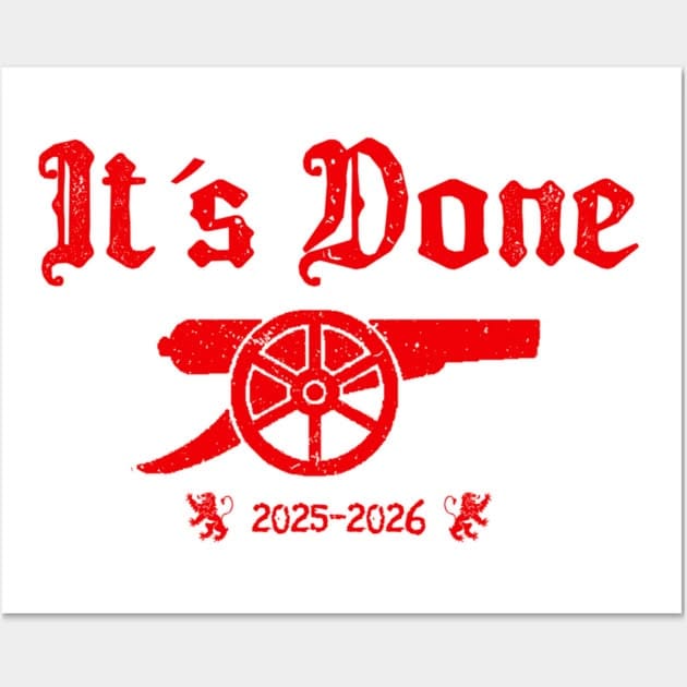 Arsenal It's Done Poster