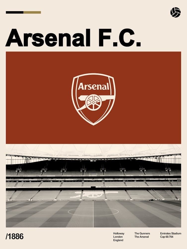 Wall Art Print – Arsenal Fc Emirates Stadium