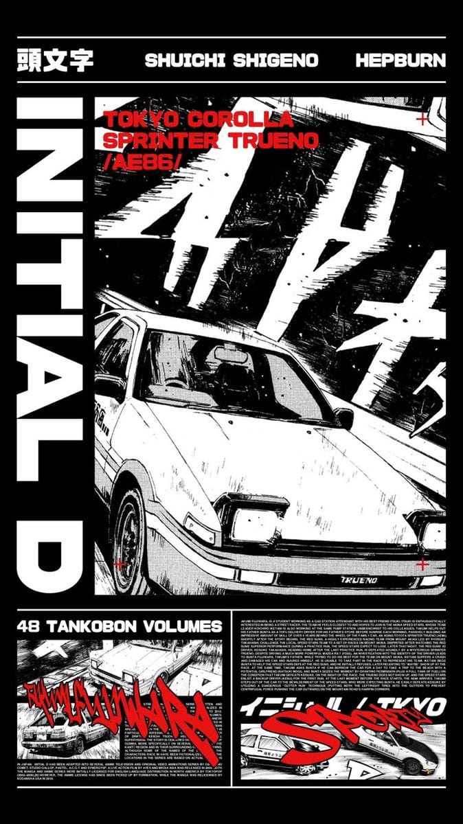 Initial D poster