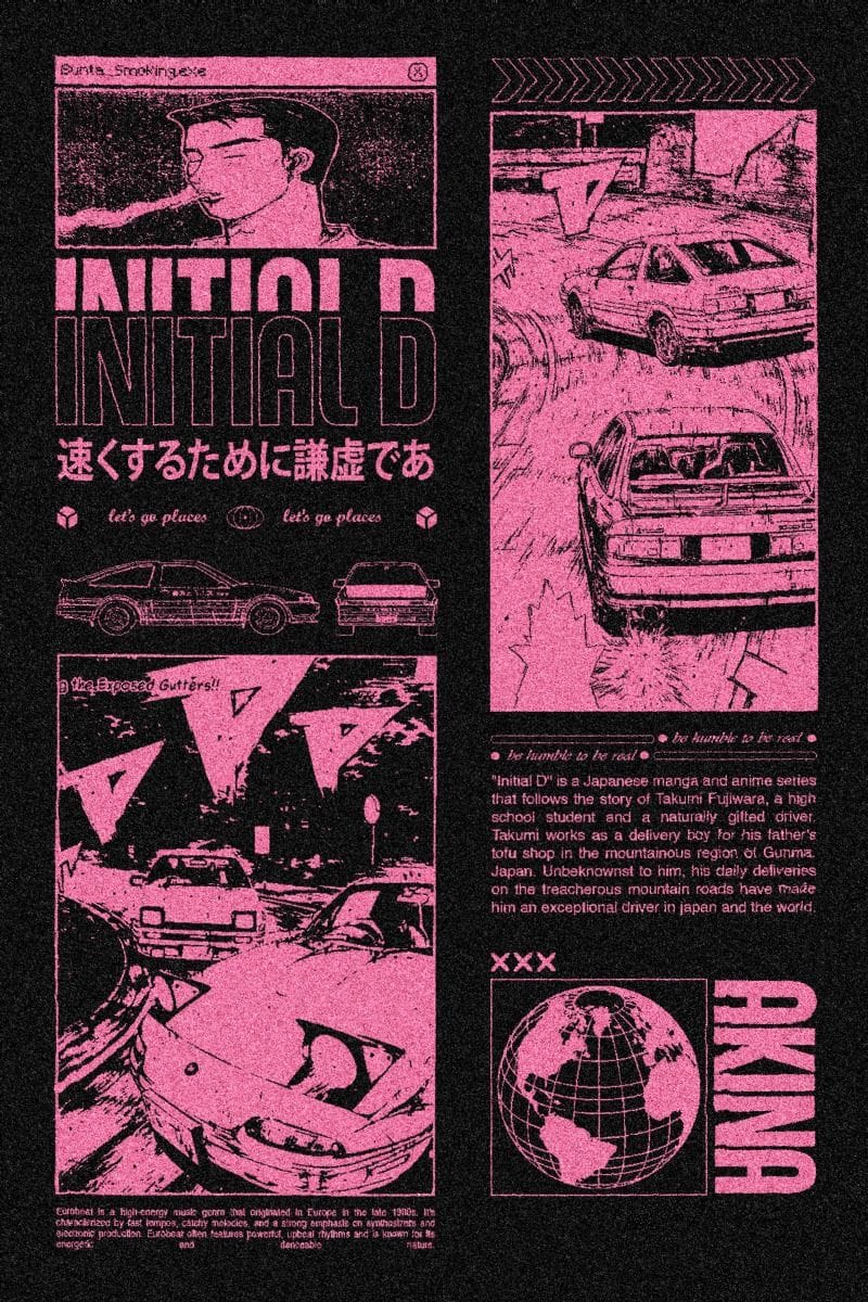Initial D poster