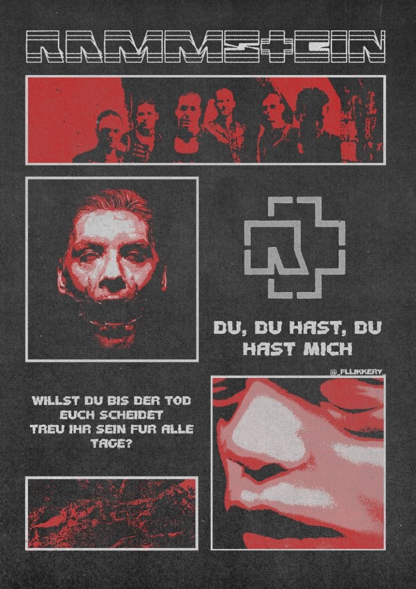 RAMMSTEIN | MUSIC GRAPHIC POSTER