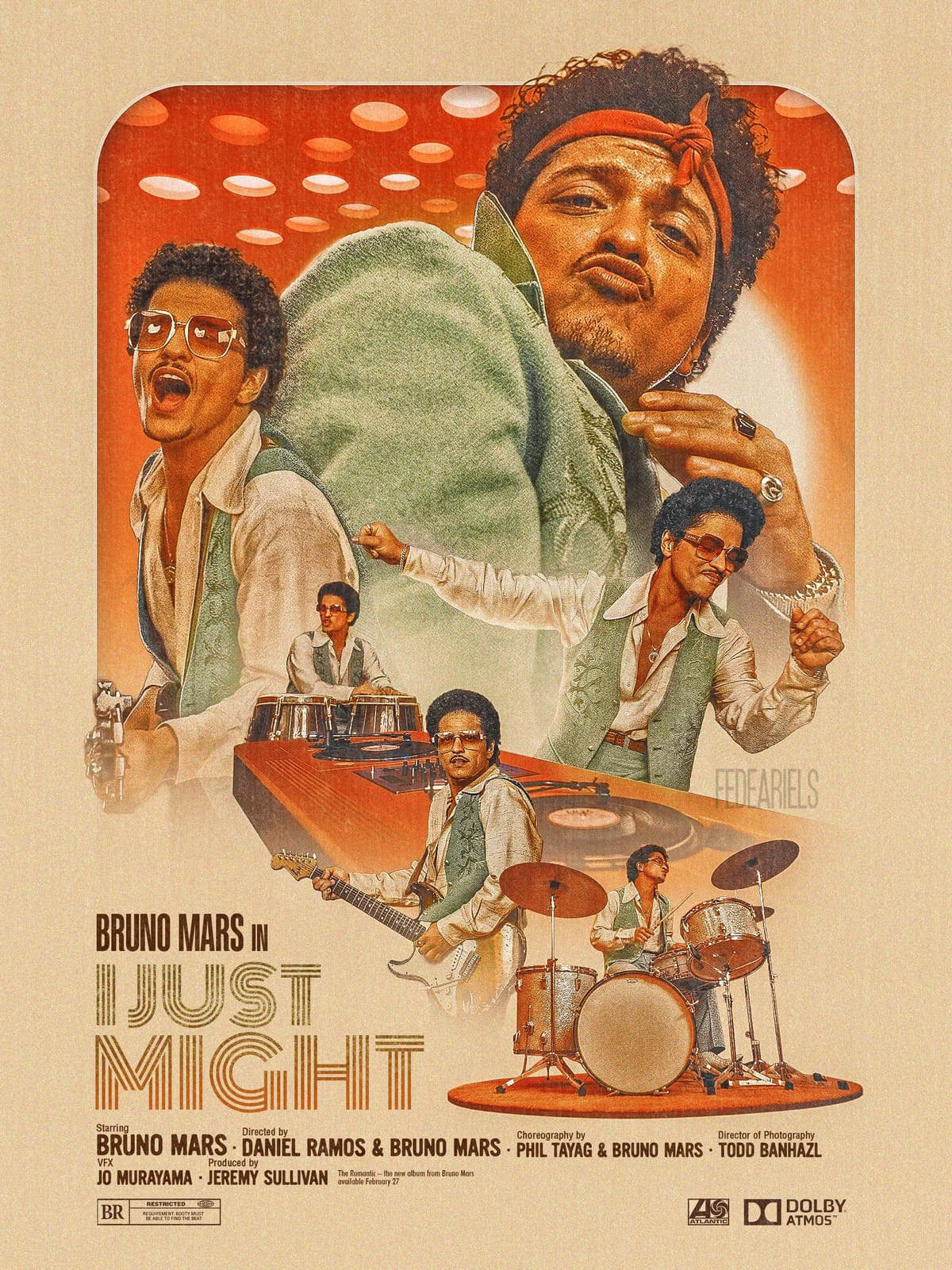Bruno Mars - I Just Might poster concept