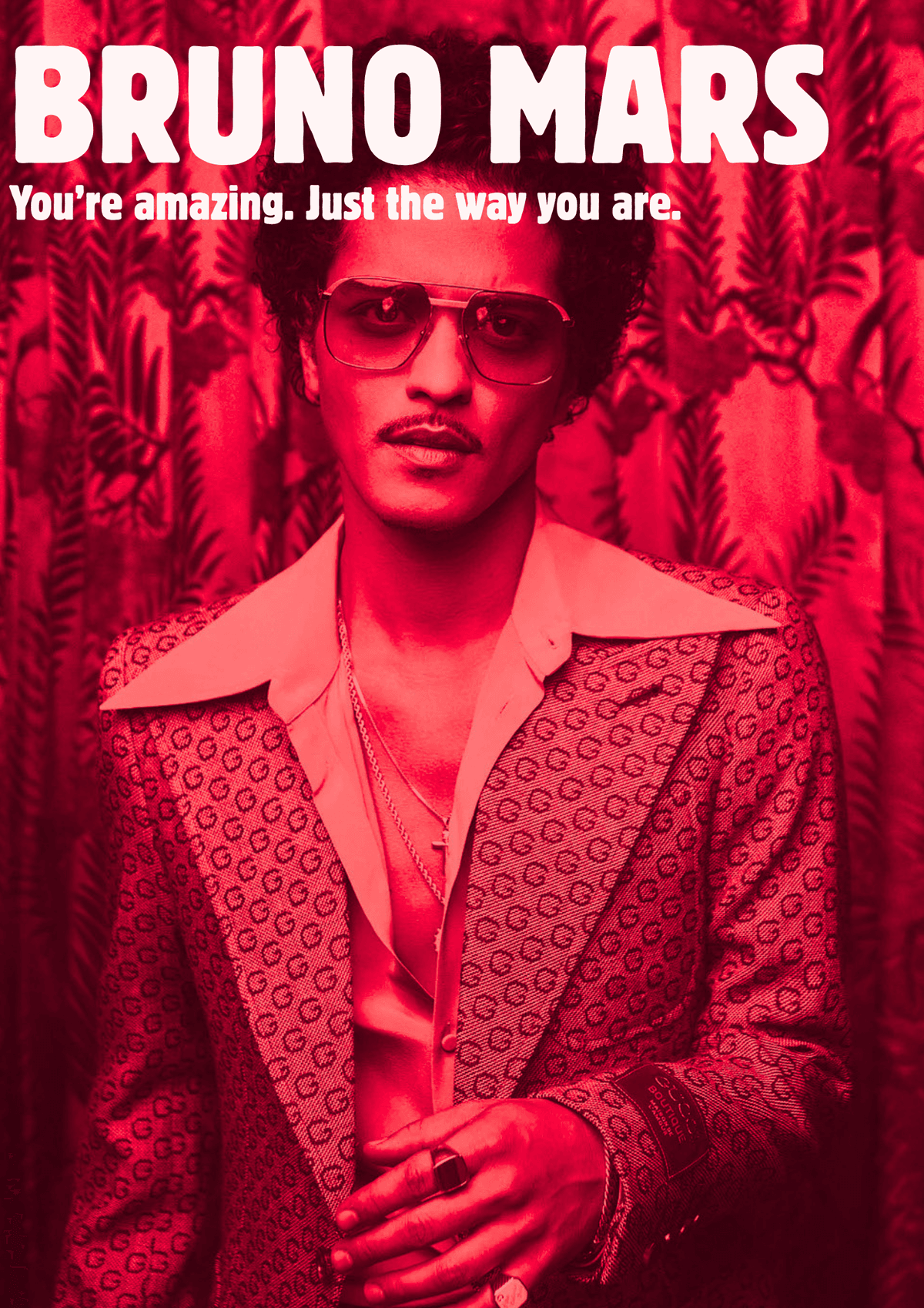 Bruno Mars Poster- Just the way you are