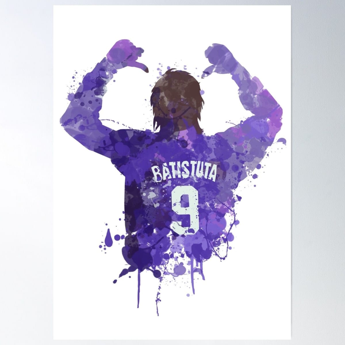 Gabriel Batistuta Art Poster