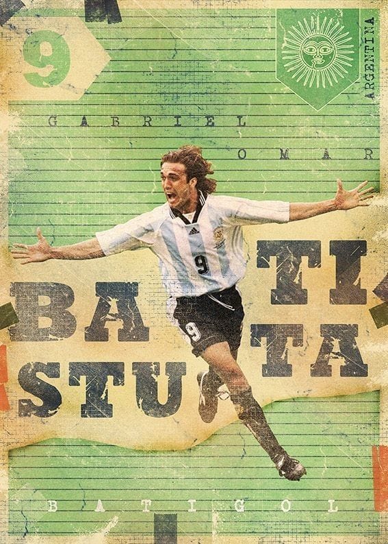 Batistuta poster