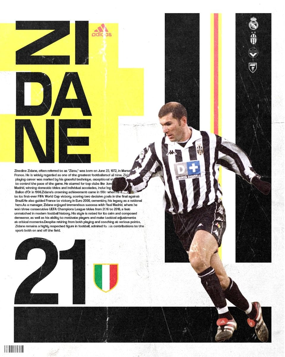 ZIDANE POSTER DESIGN