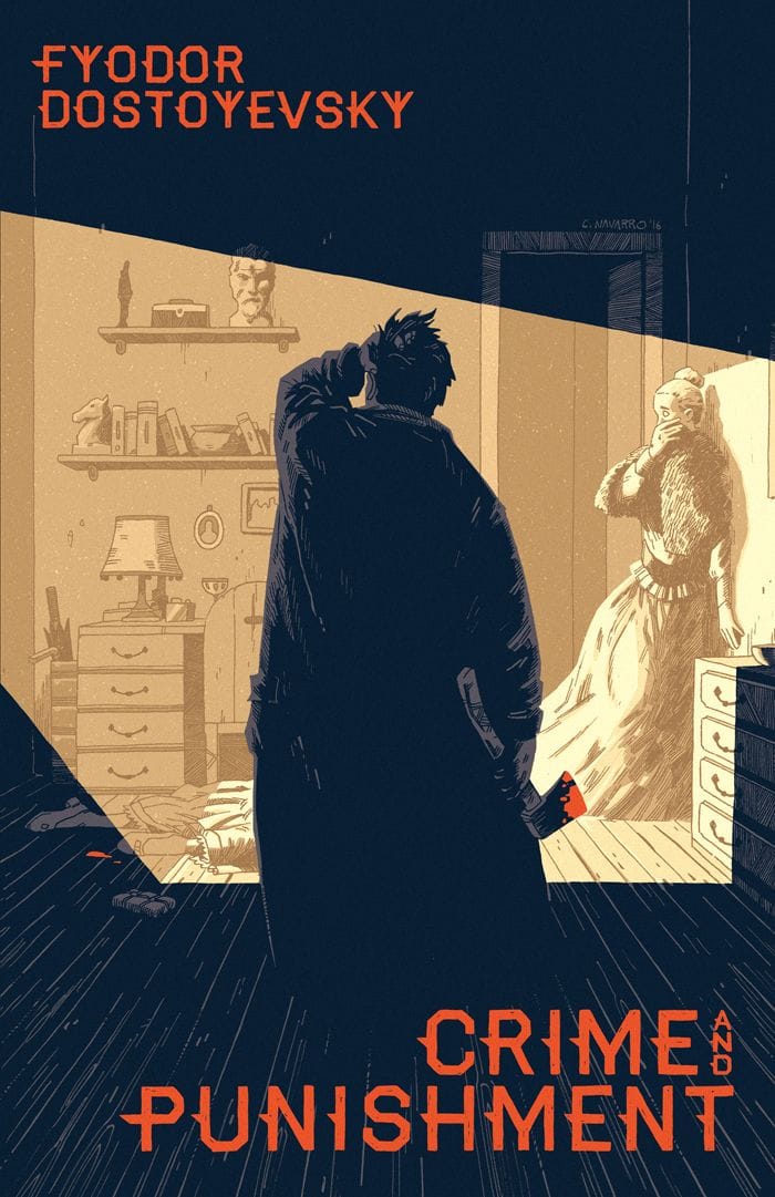 CRIME AND PUNISHMENT book cover - Coke Navarro