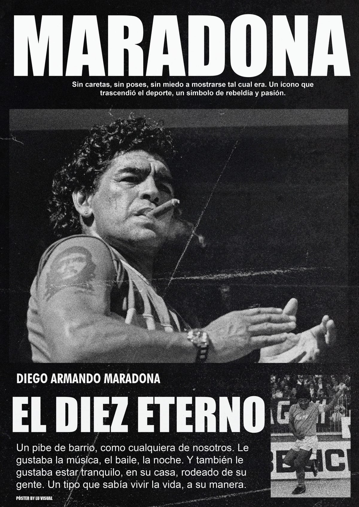Diego Maradona by LU VISUAL