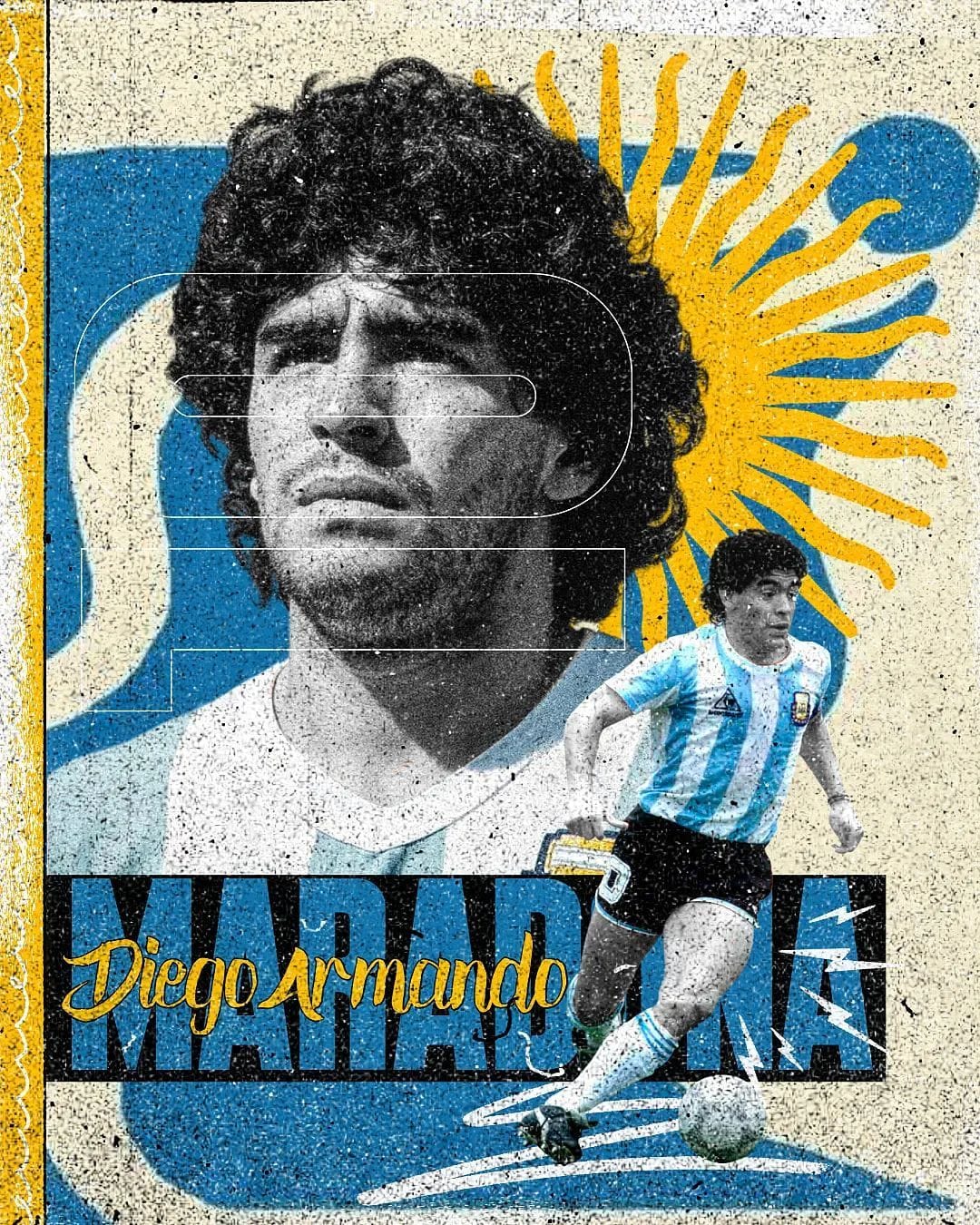 DIEGO ARMANDO MARADONA 🇦🇷