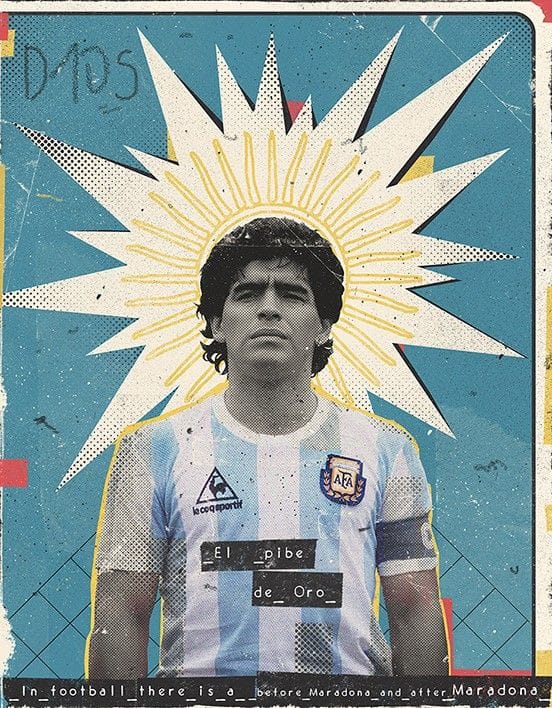 Maradona poster