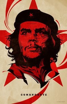 'Comandante' Poster, picture, metal print, paint by Nikita Abakumov | Displate