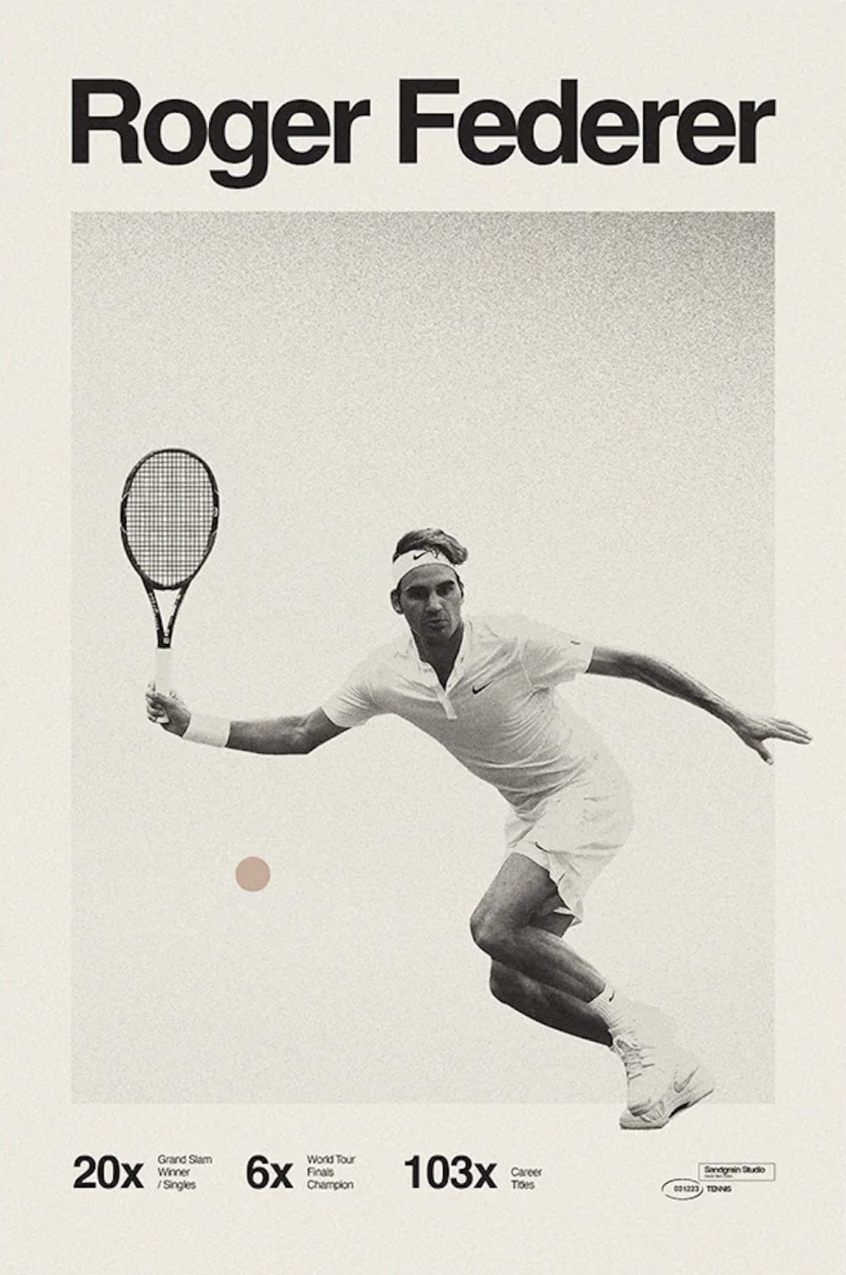 Roger Federer poster