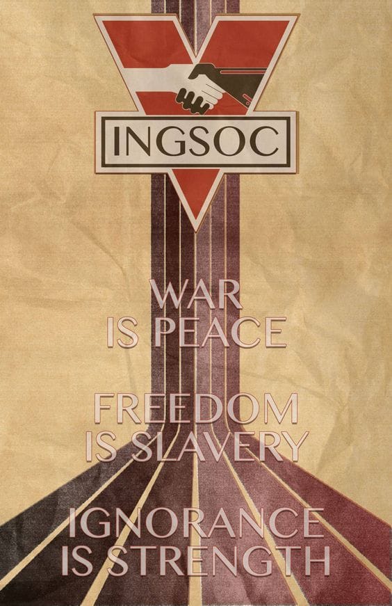George Orwell poster