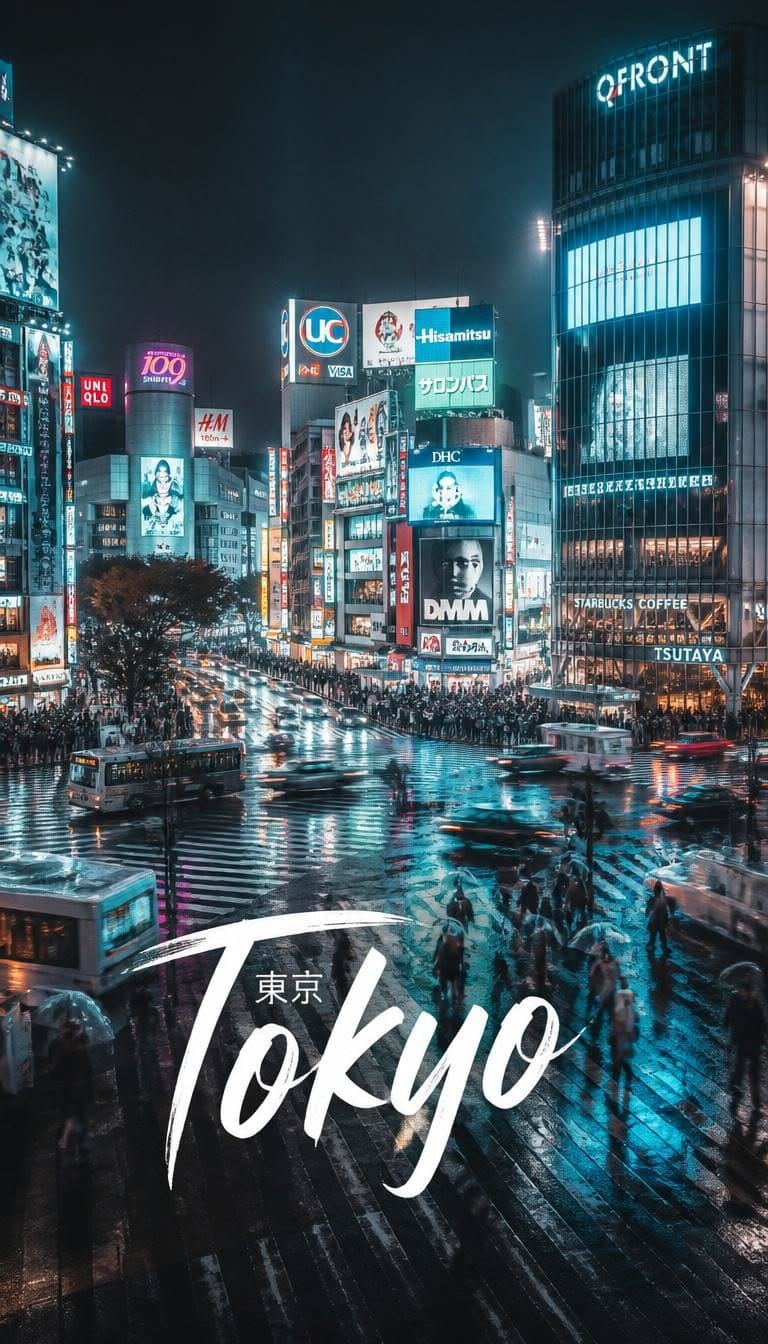 Tokyo — Cinematic Travel Poster Series