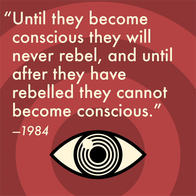 George Orwell poster