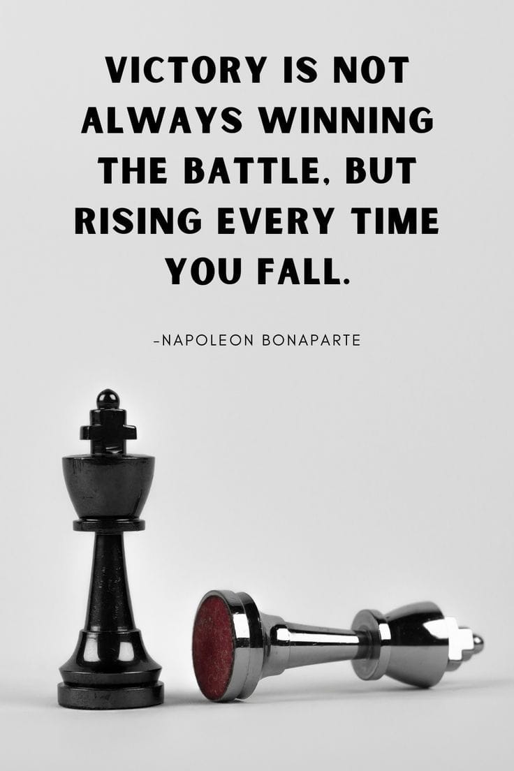 Victory is not always winning!