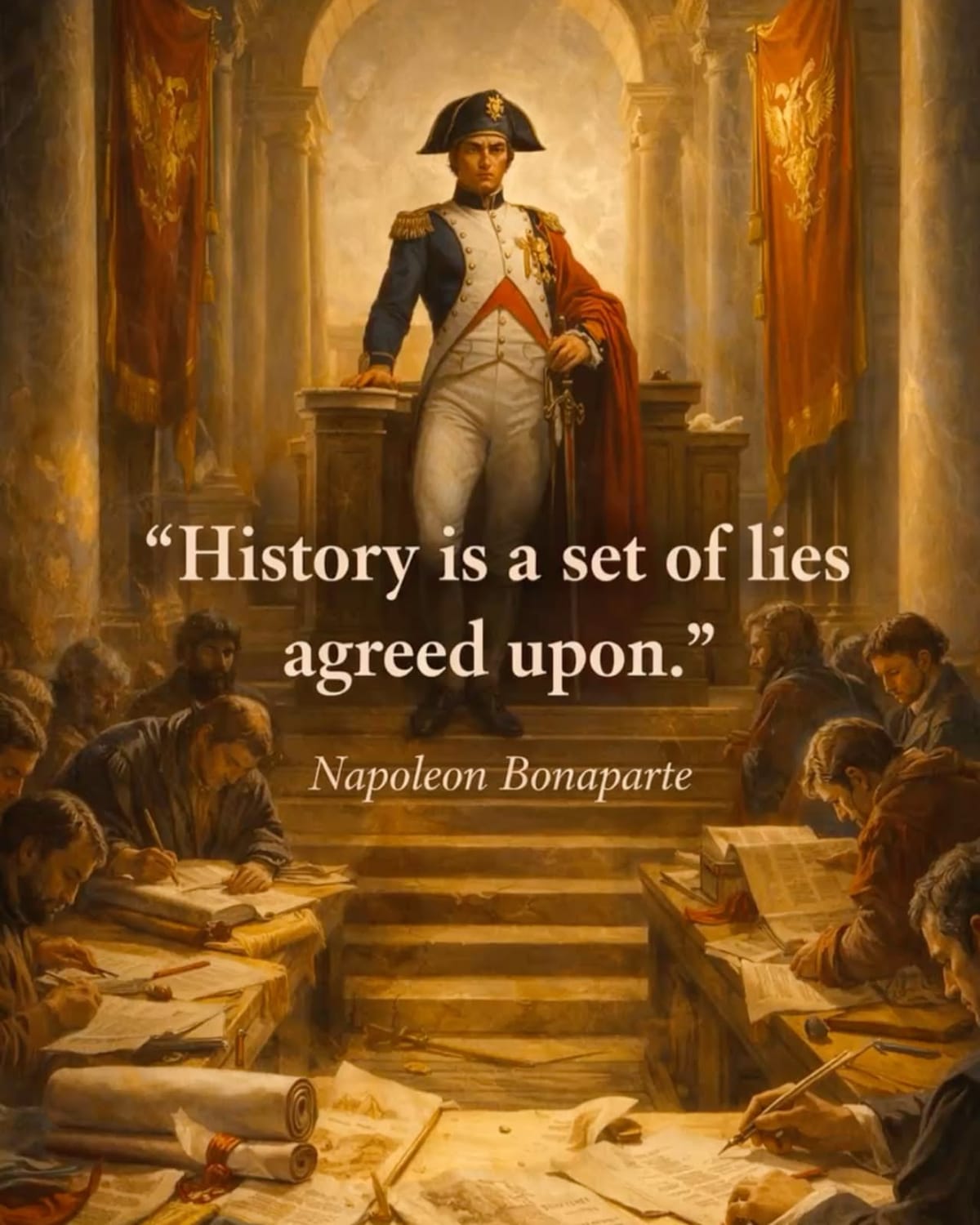 "History is a set of lies agreed upon." Napoleon Bonaparte