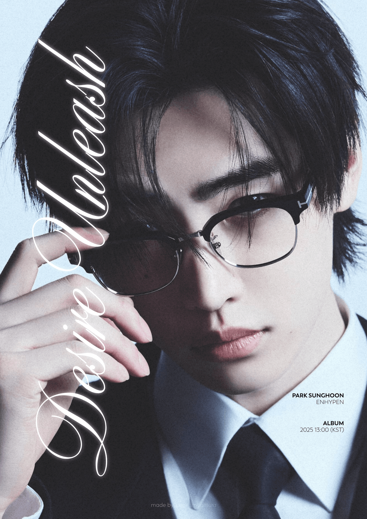 Enhypen Sunghoon Desire Unleash Poster