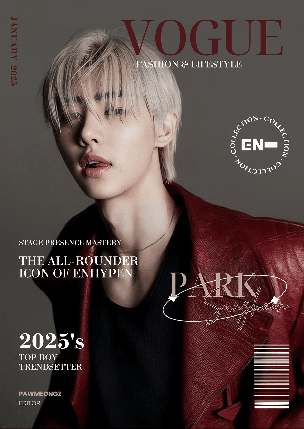 Park Sunghoon 25' Vogue Magazine