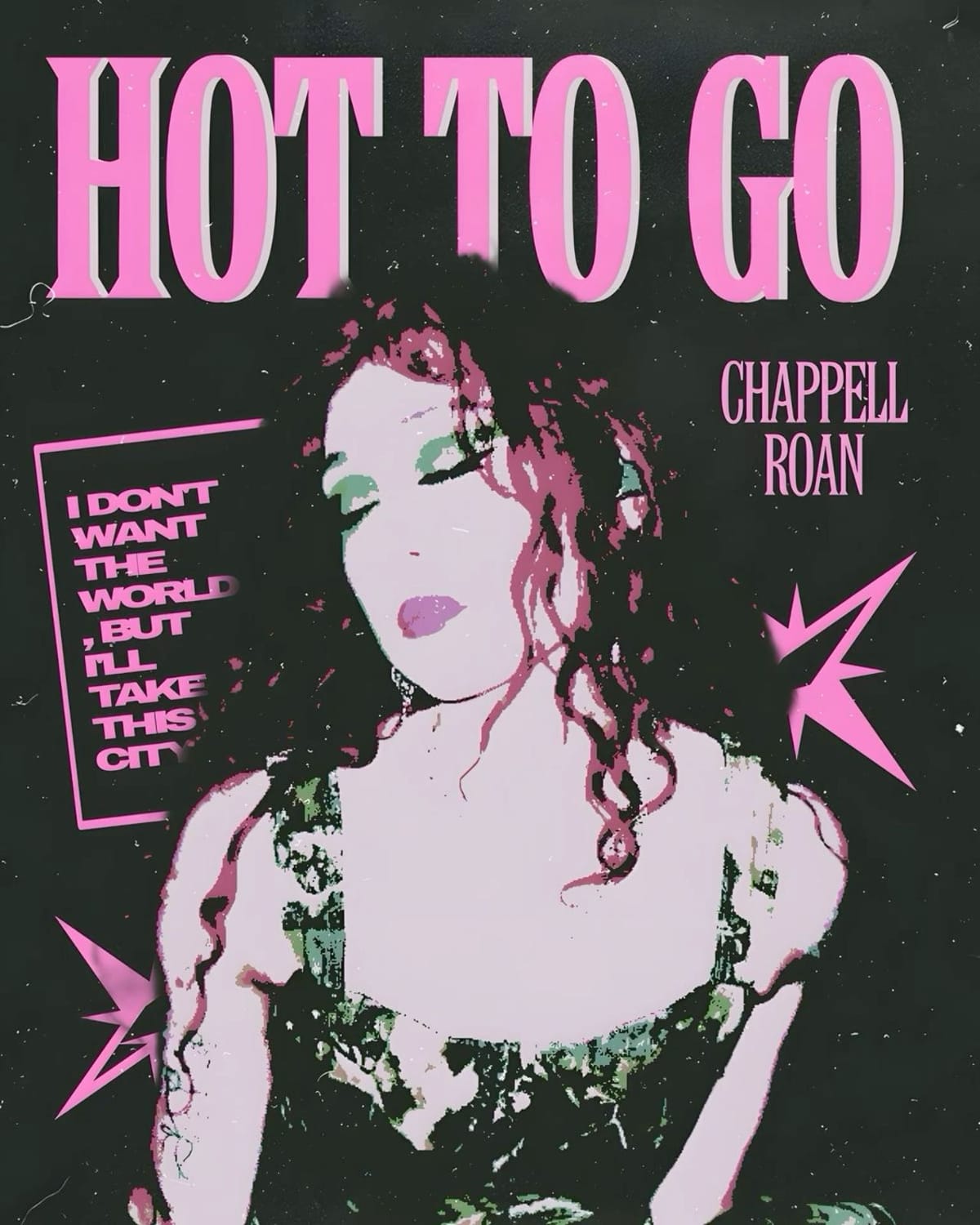 chappell roan hot to go wall poster print