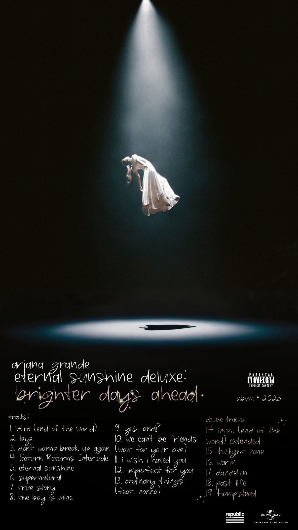 eternal sunshine deluxe: brighter days ahead by Ariana Grande
