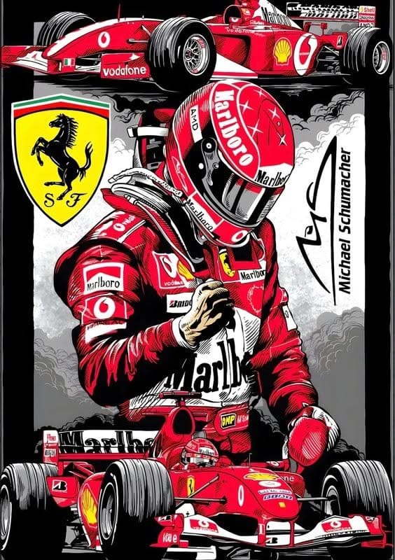Michael Schumacher poster