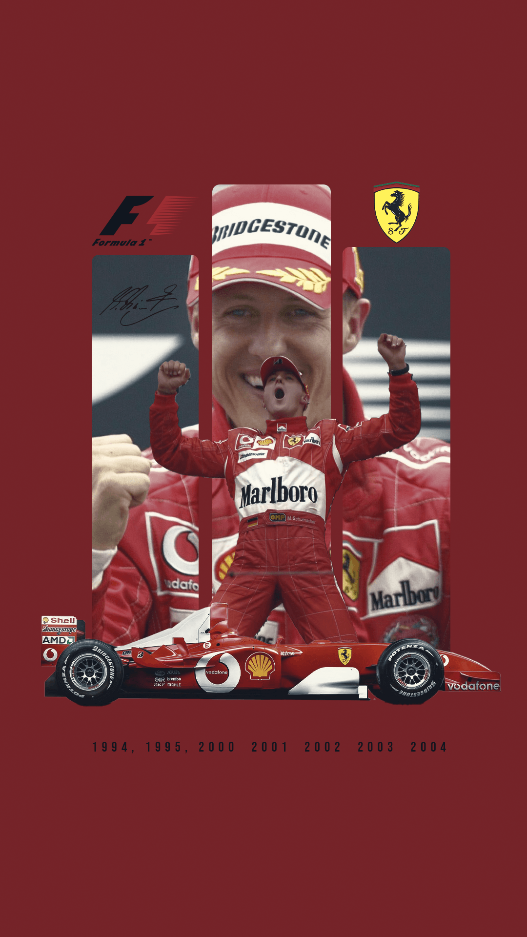 michael schumacher f1 wallpaper
