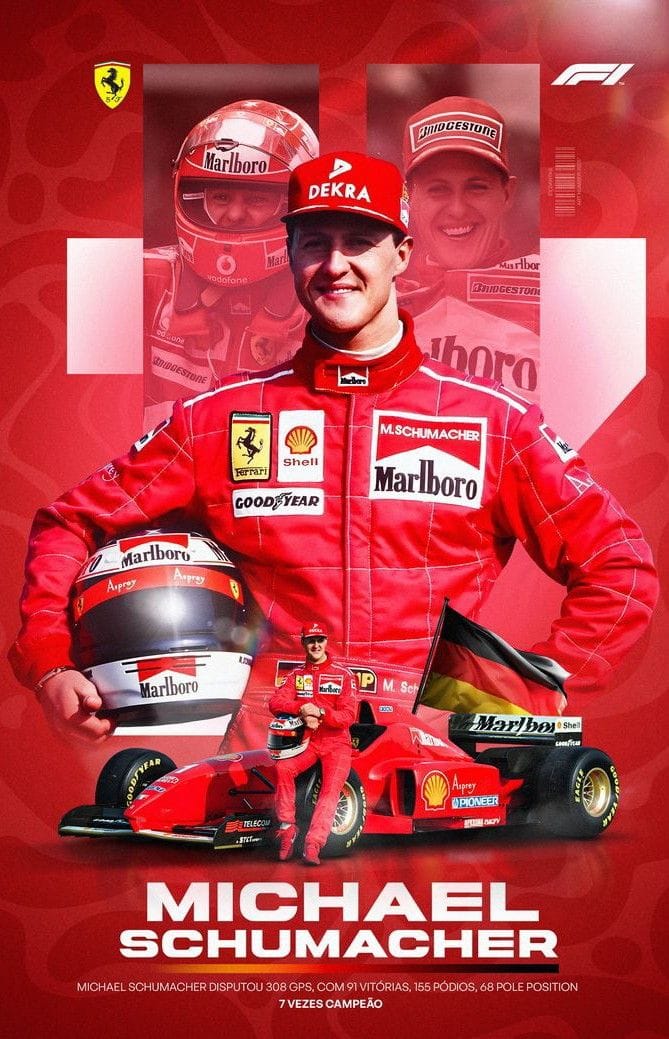Michael Schumacher poster