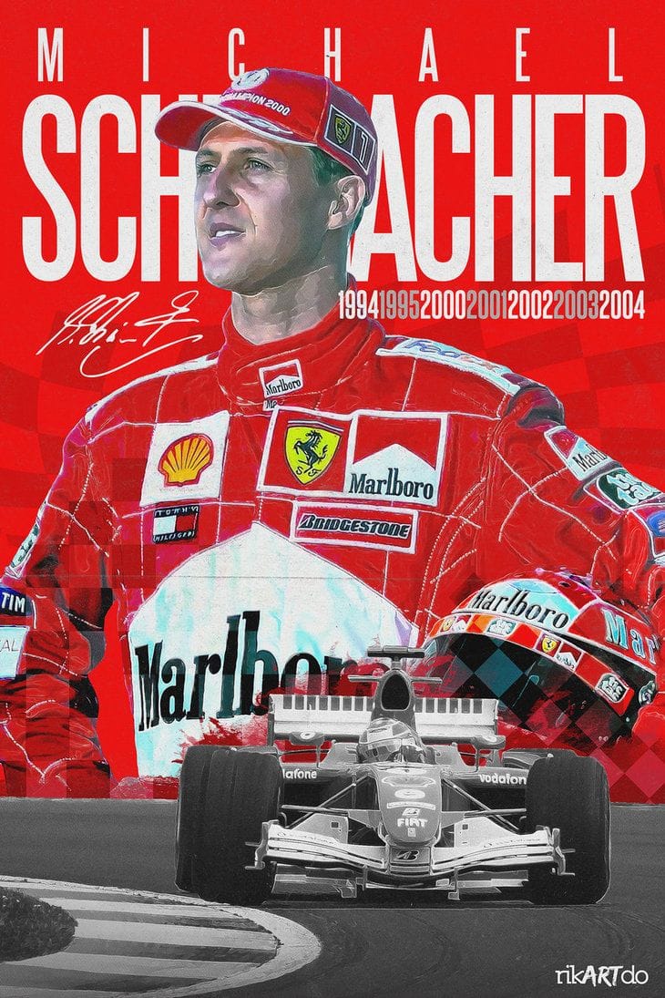 Michael Schumacher poster
