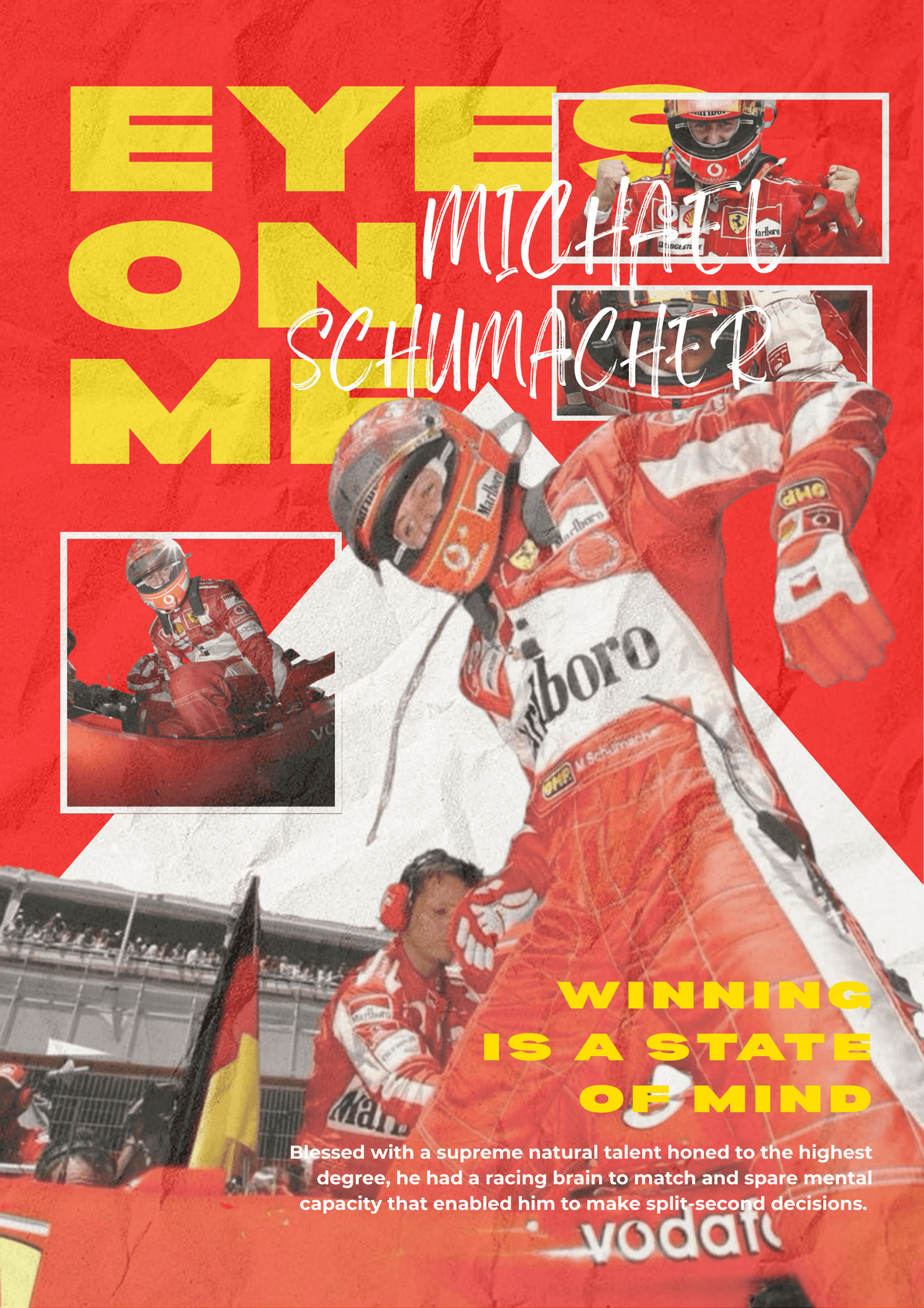 michael schumacher poster edit