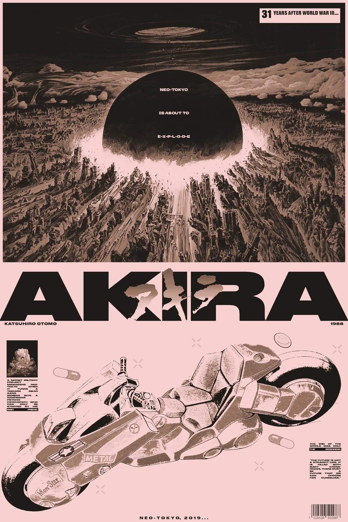 Akira poster by Jesse Hwang