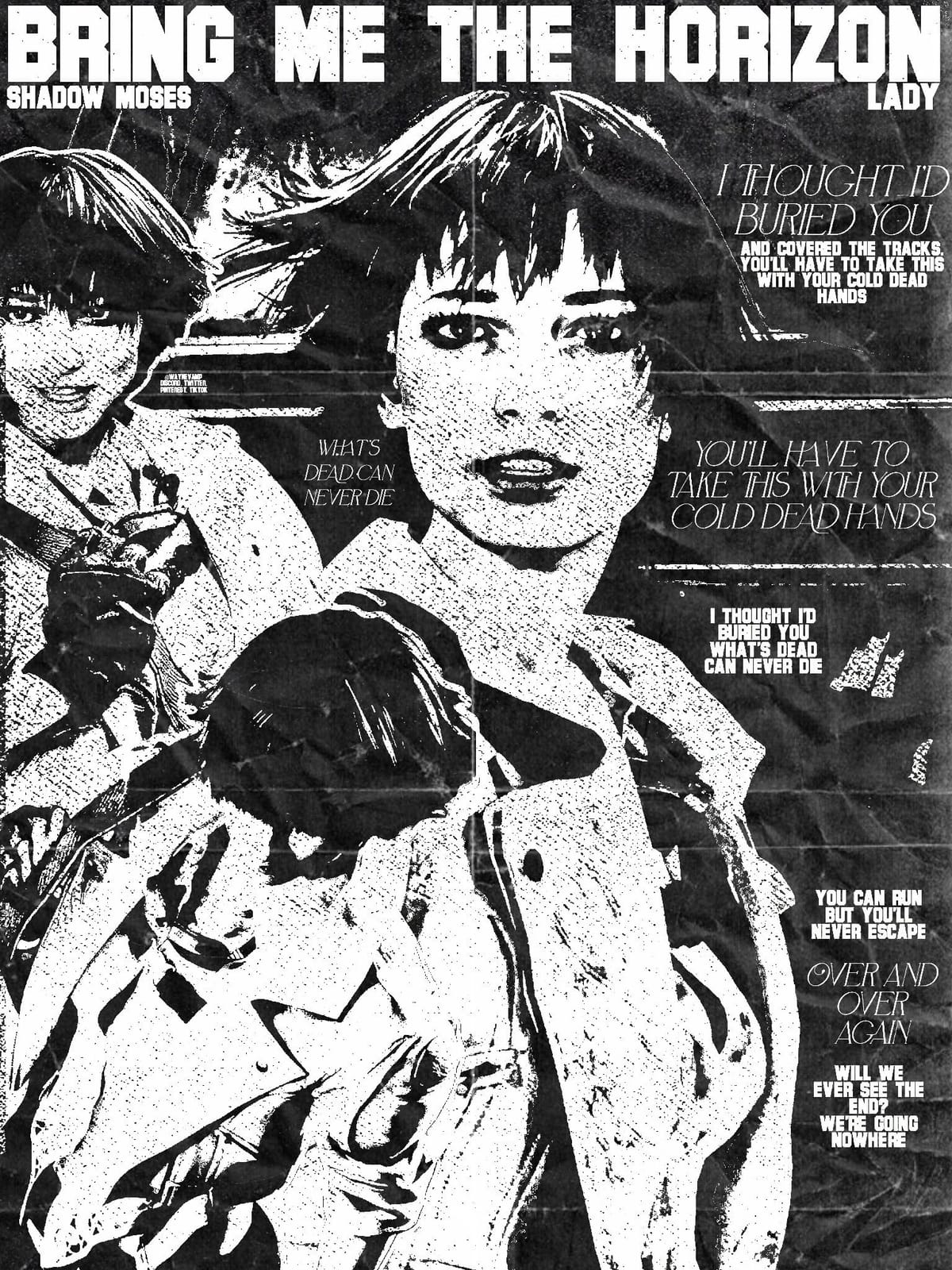 LADY PÔSTER | BRING ME THE HORIZON / DMC.