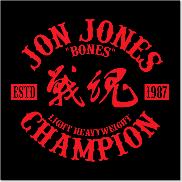Warrior Spirit Jon Jones Poster