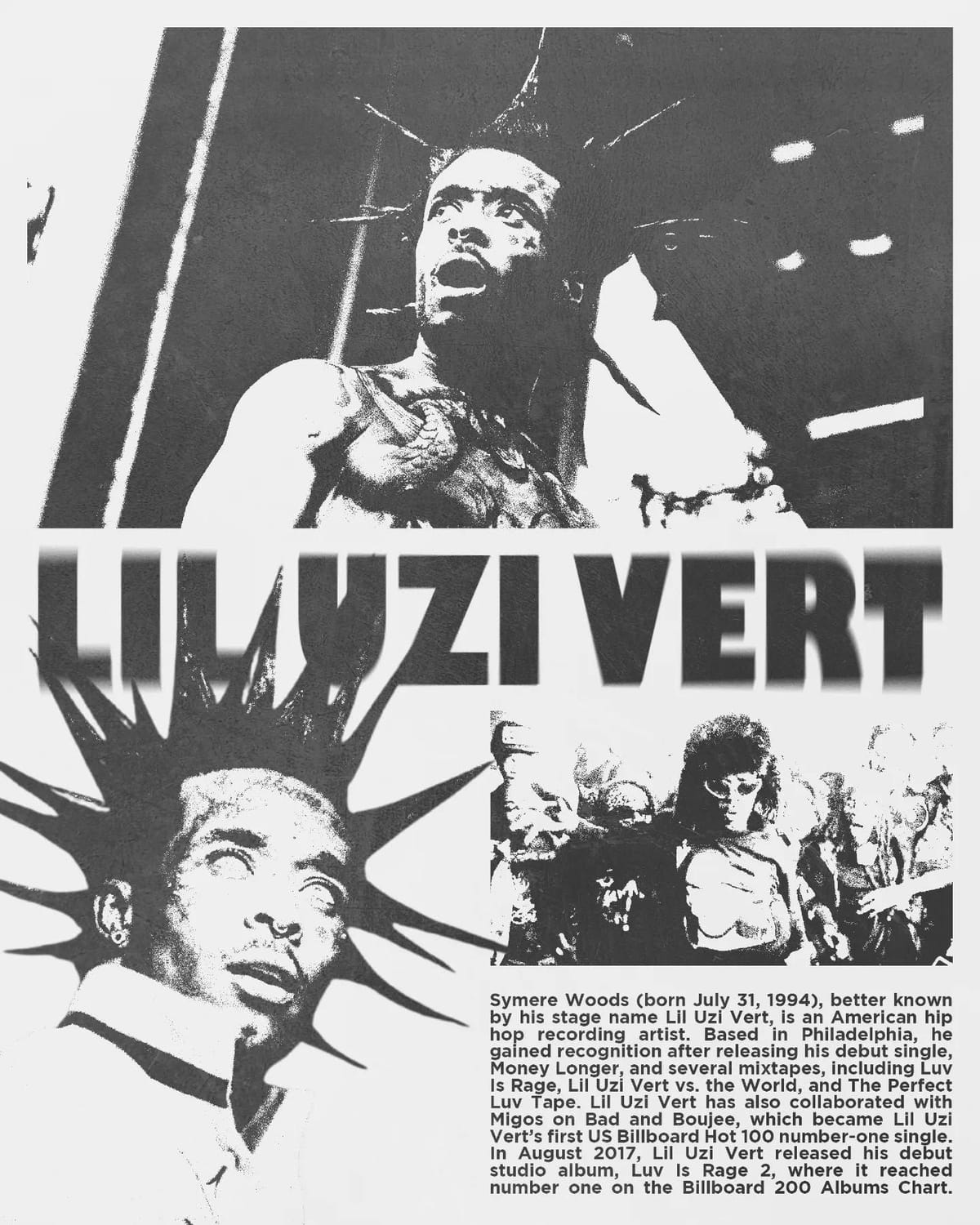 Lil uzi poster design