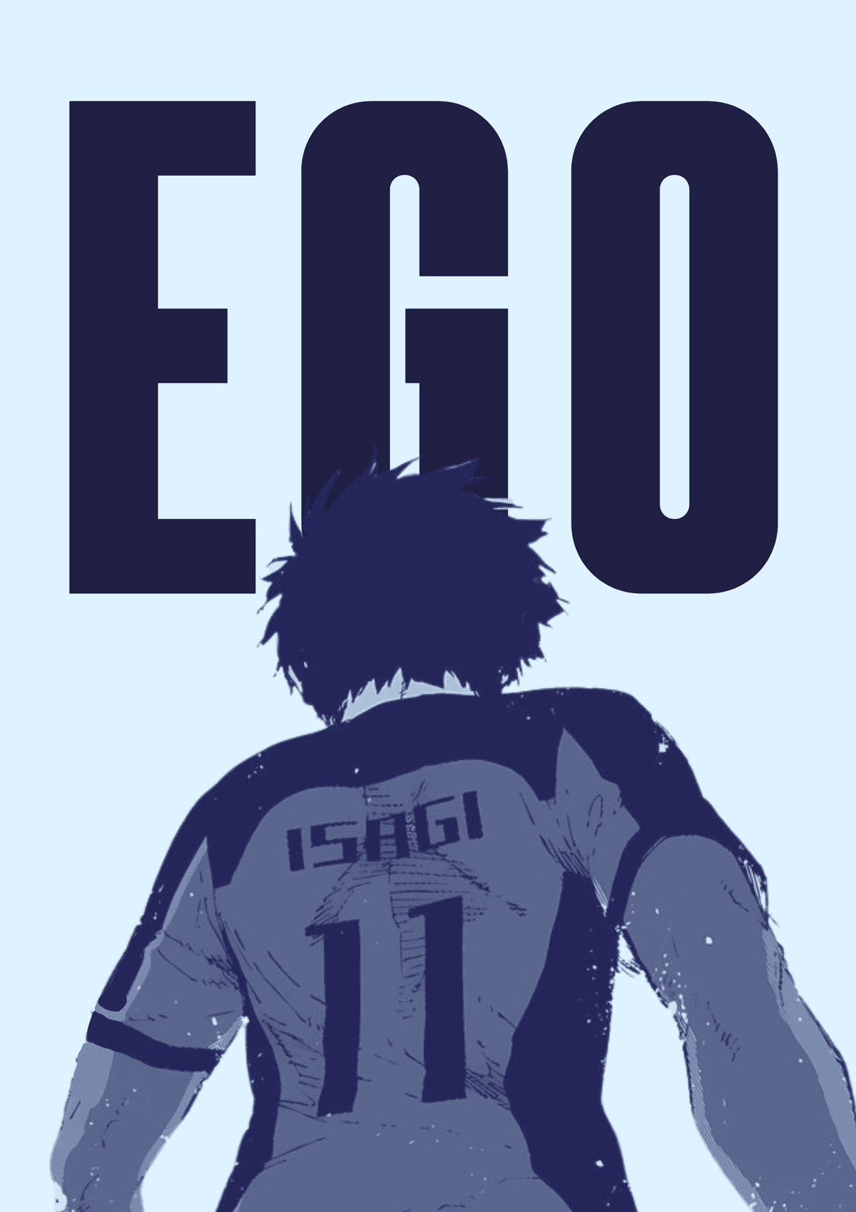 isagi yoichi wallpaper/poster // blue lock