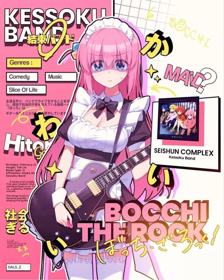 Hitori poster - Bocchi the Rock!