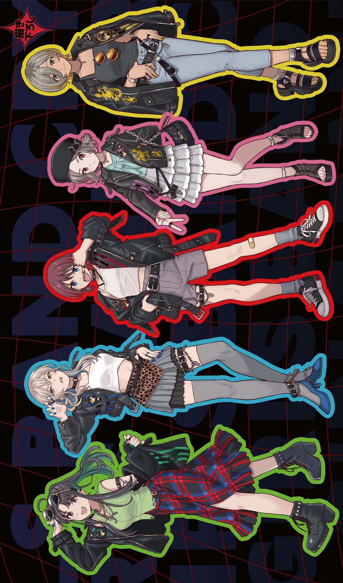 Subaru, Momoka, Nina, Tomo, Rupa