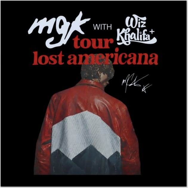 Mgk Lost Americana Tour Design Poster