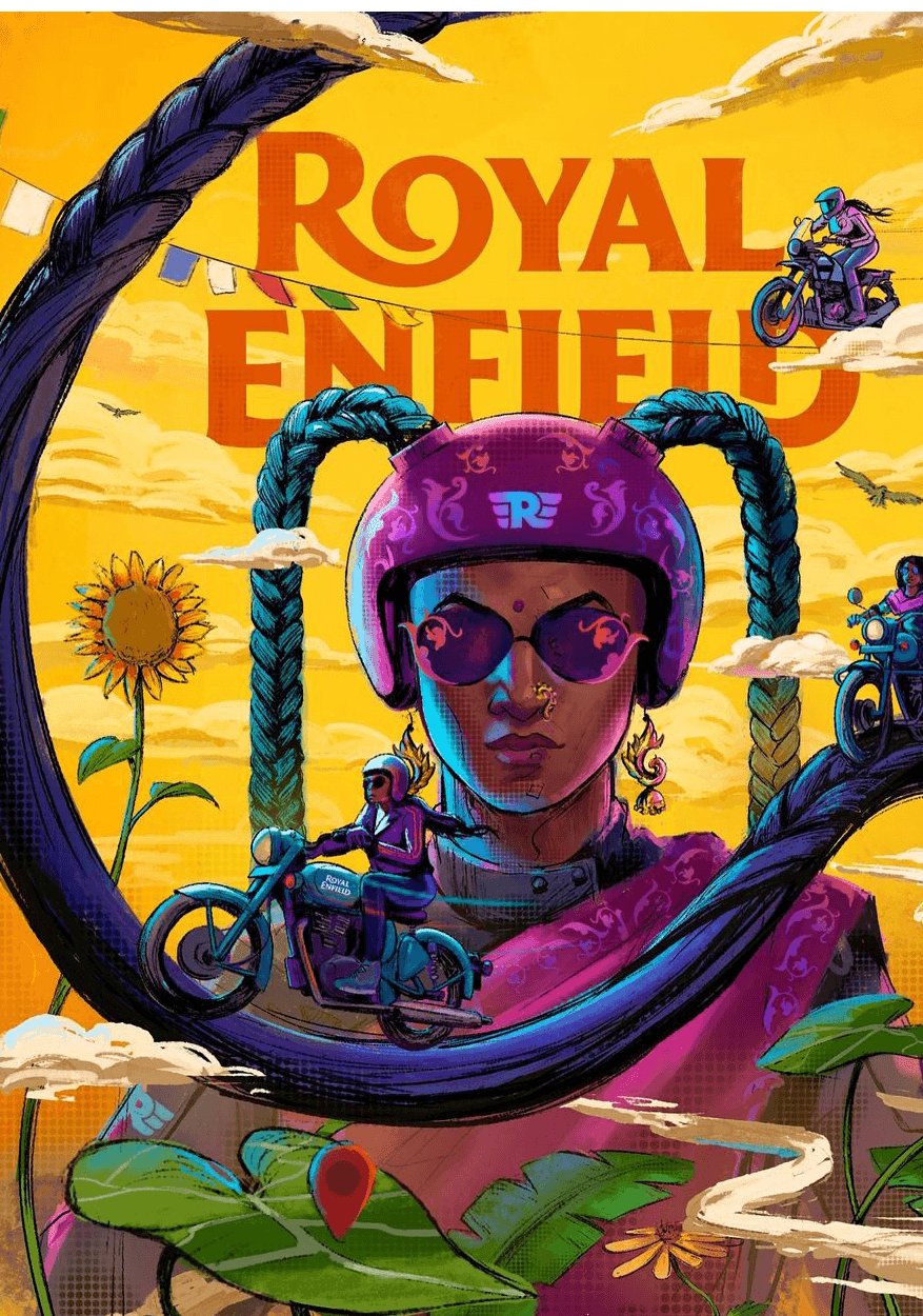 Royal Enfield Guerilla poster