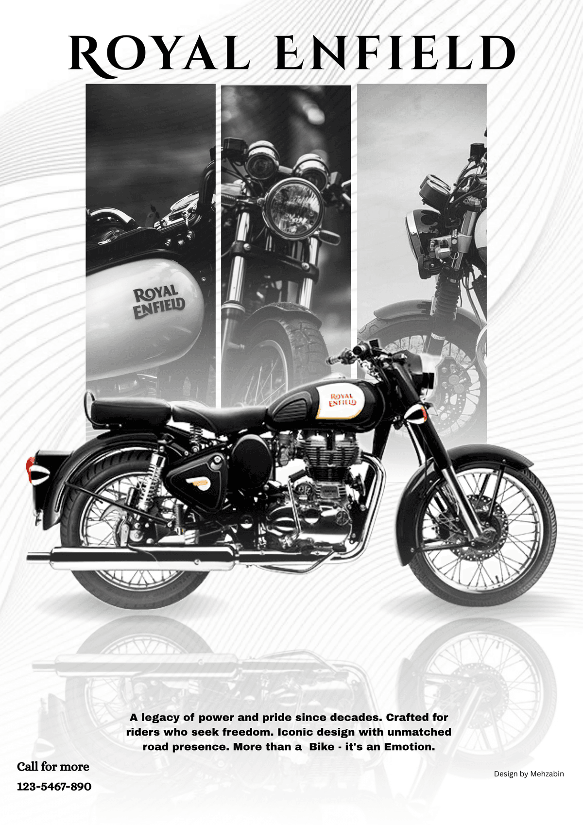 Royal Enfield poster design 💥