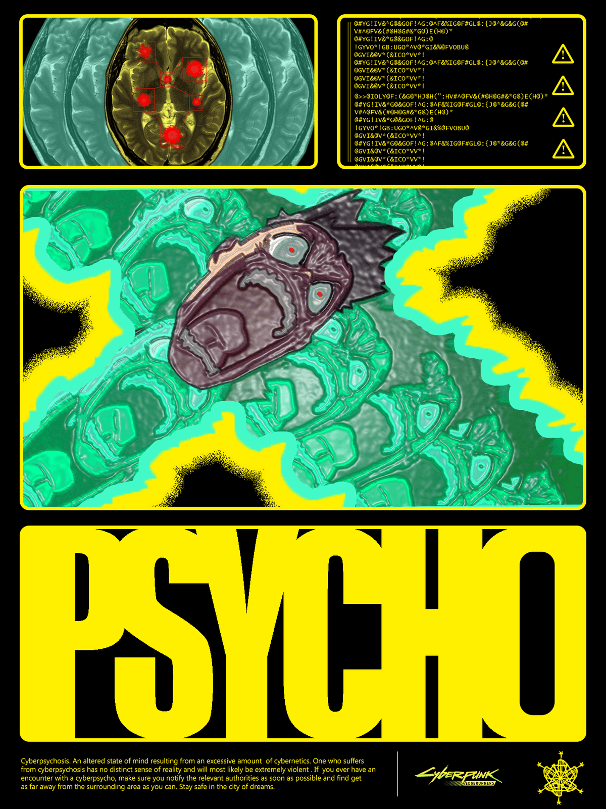 Cyberpunk Edgerunners fanmade poster
