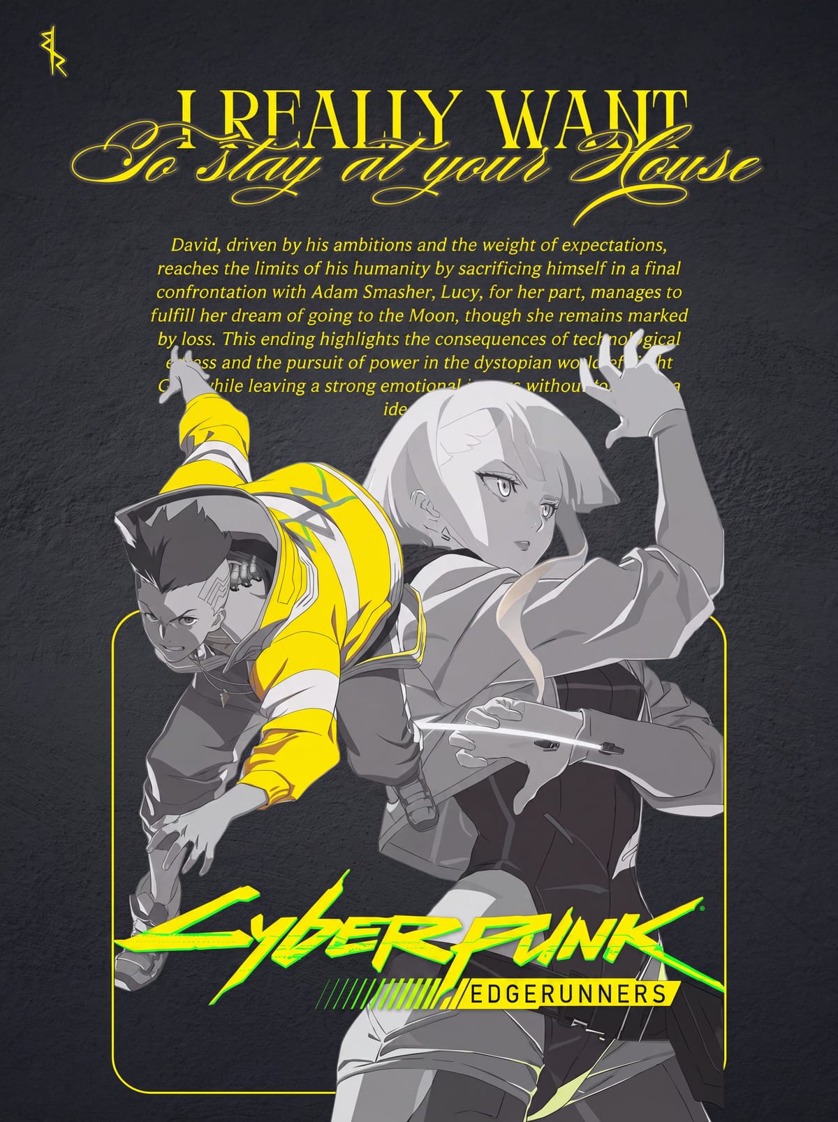 Poster Cyberpunk Edgerunners