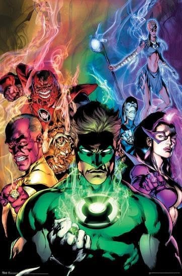 DC Green Lantern (Comic) - Blackest Night Poster