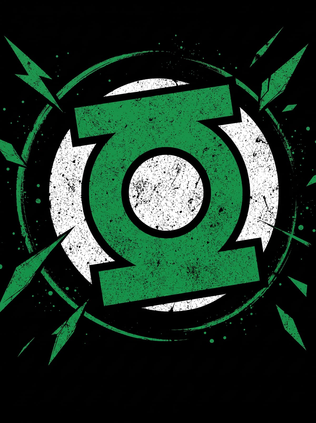 The Green Retro Vintage Classic Art Poster