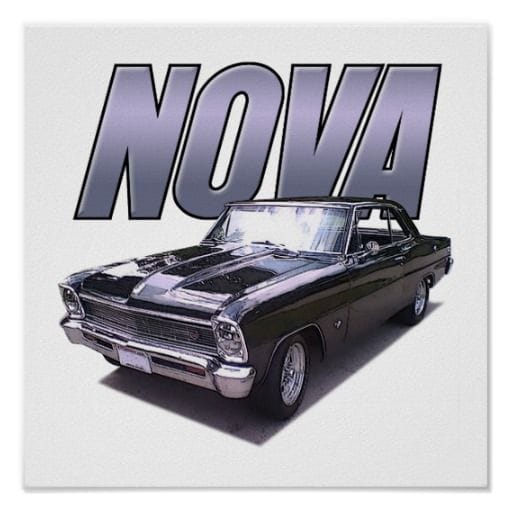 1966 Chevy Nova Poster | Zazzle