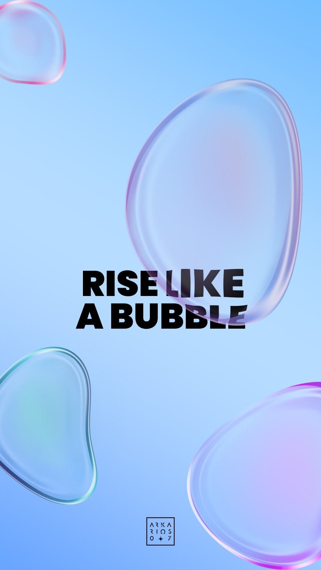 Bubble poster