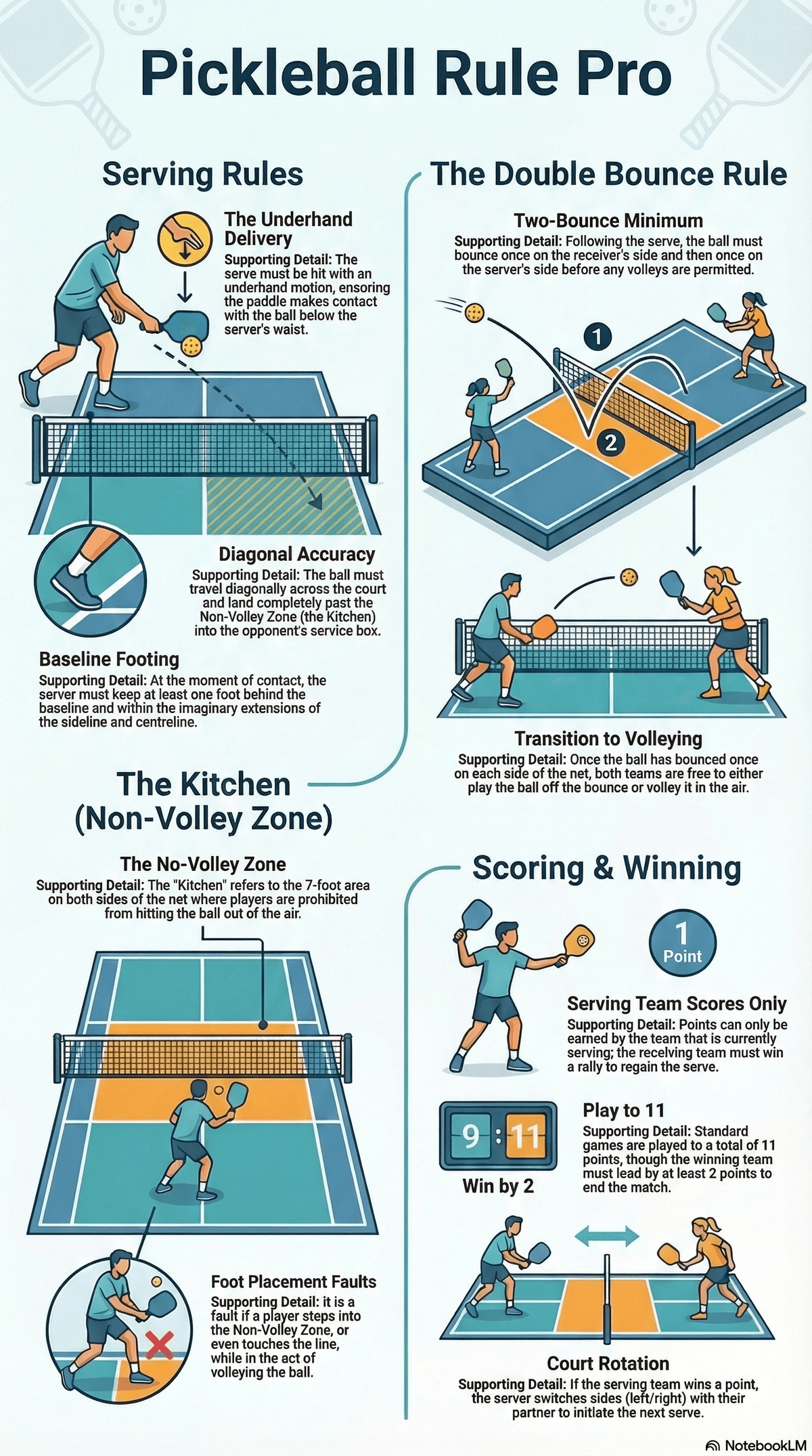Pickleball Rules Guide – Simple Game Rules for PE Classes (Ages 15–18)